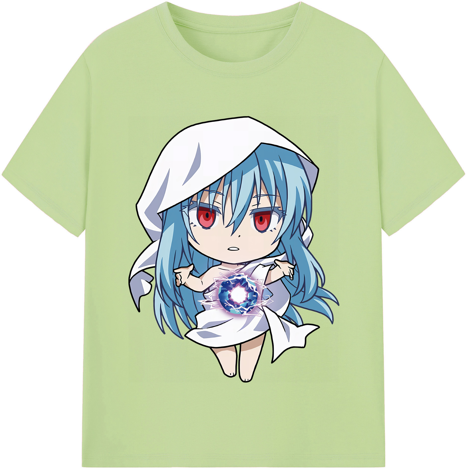 （画像用） 転スラ Regarding Reincarnated to Slime 綿100％半袖Tシャツ（フロントプリント）
